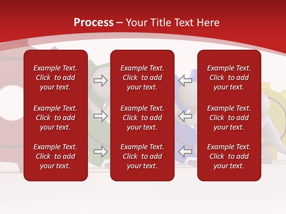 Roll Gear Machine PowerPoint Template