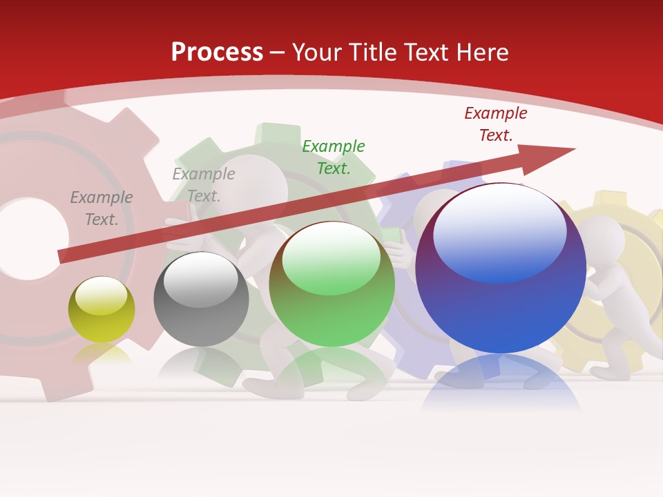 Roll Gear Machine PowerPoint Template