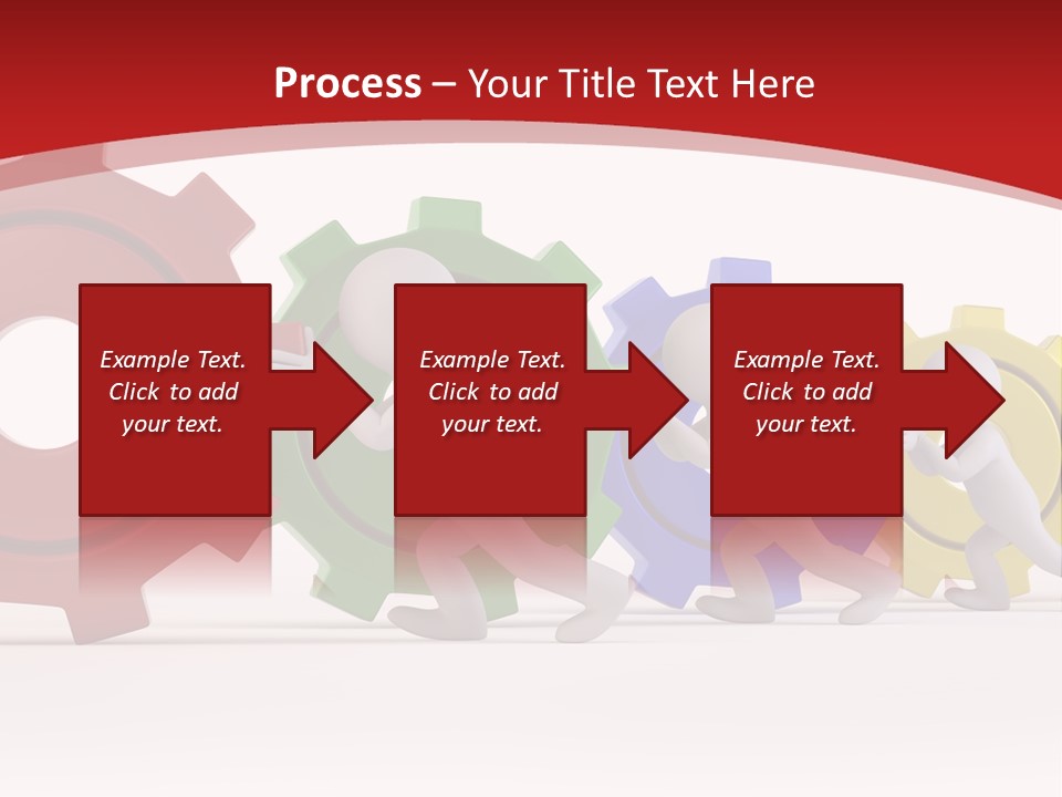 Roll Gear Machine PowerPoint Template