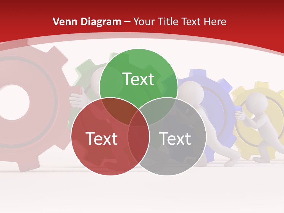 Roll Gear Machine PowerPoint Template