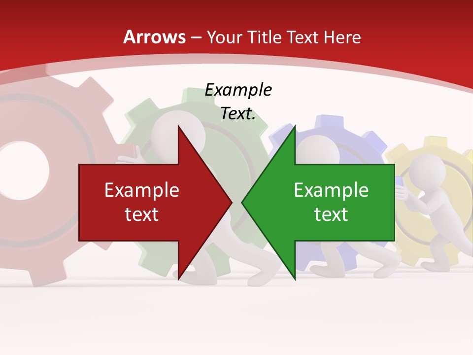 Roll Gear Machine PowerPoint Template