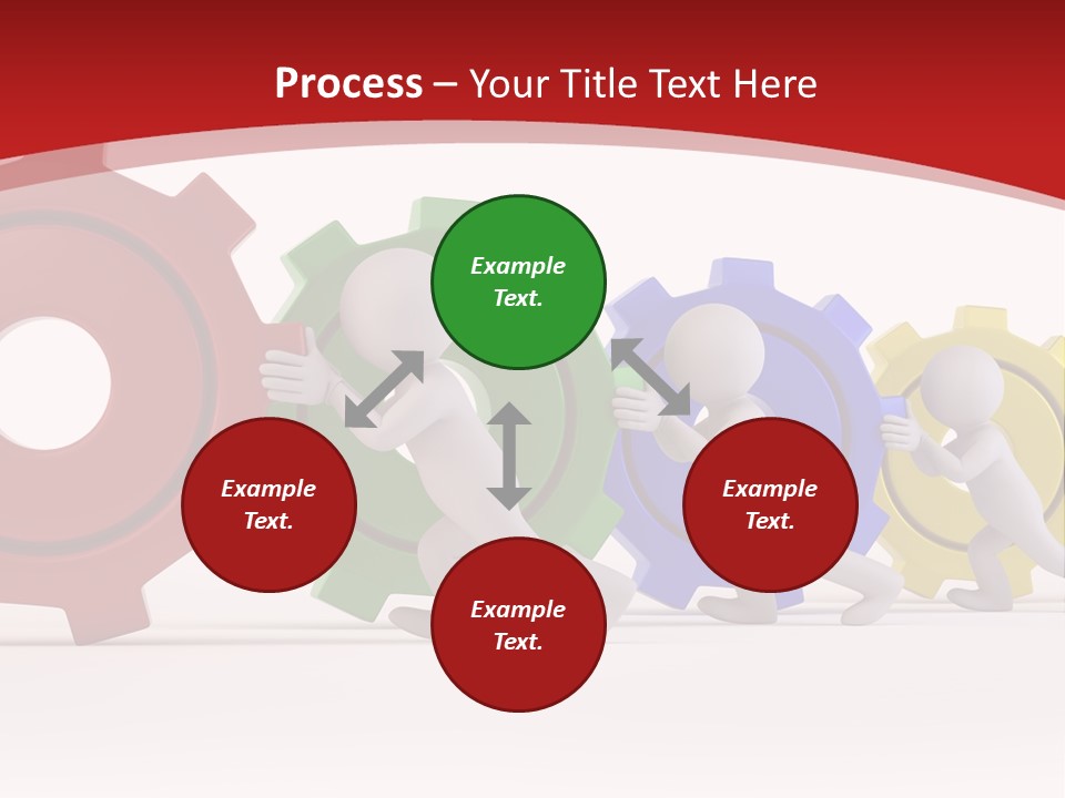 Roll Gear Machine PowerPoint Template