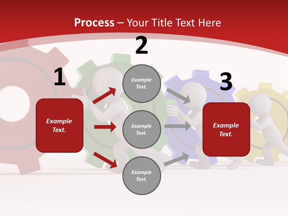 Roll Gear Machine PowerPoint Template