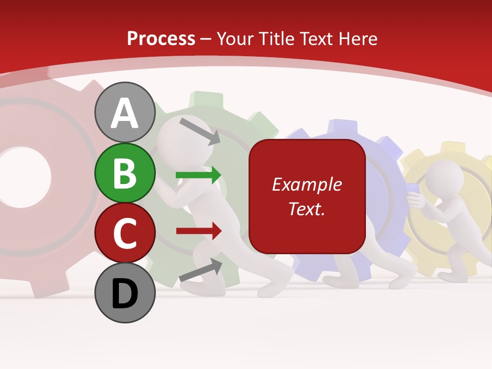 Roll Gear Machine PowerPoint Template