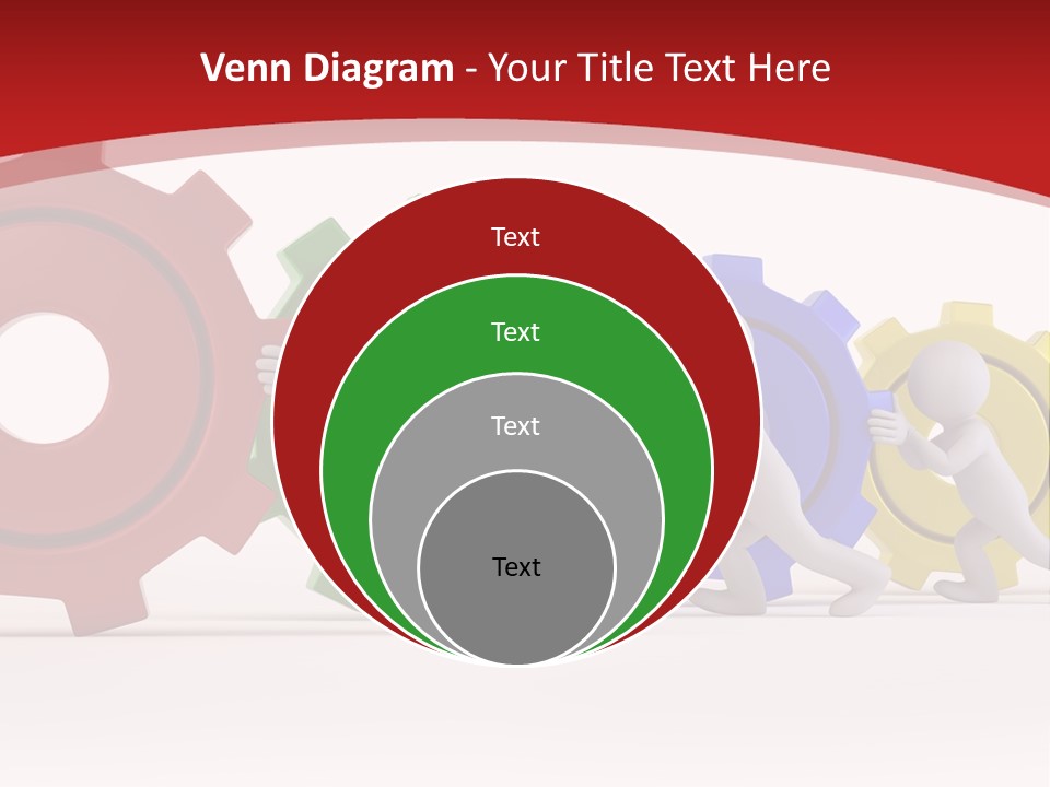 Roll Gear Machine PowerPoint Template