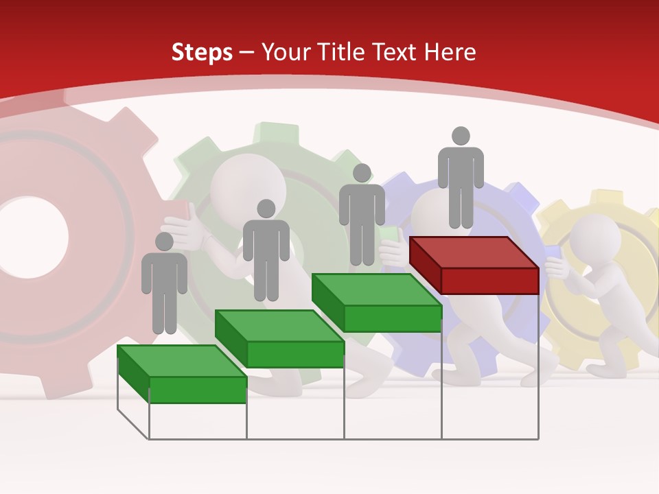 Roll Gear Machine PowerPoint Template
