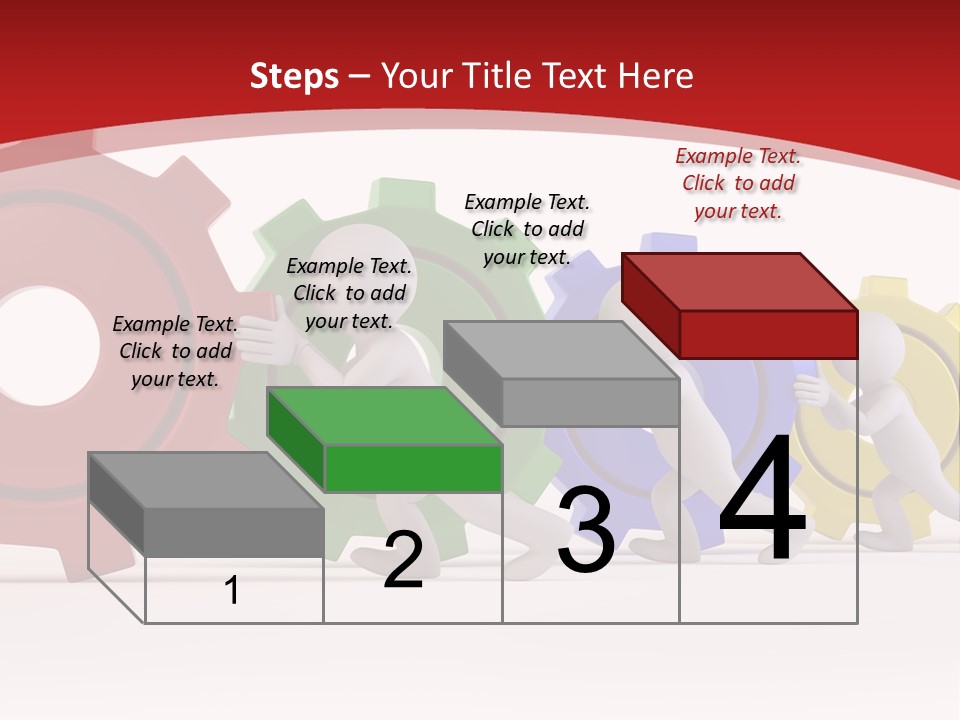 Roll Gear Machine PowerPoint Template