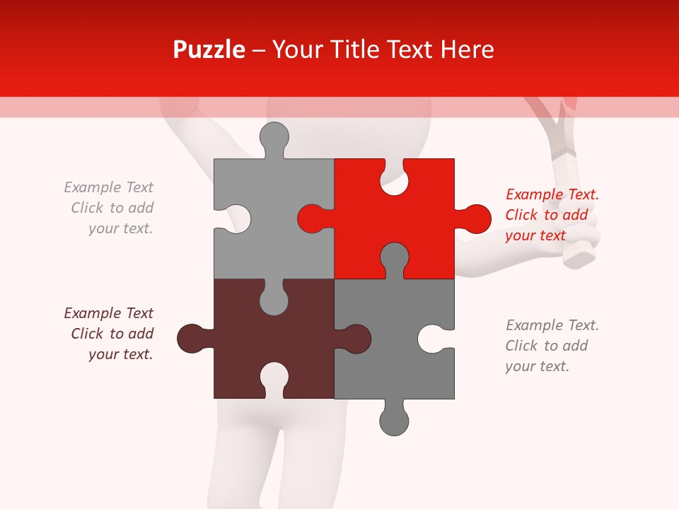 Racket Play White People PowerPoint Template