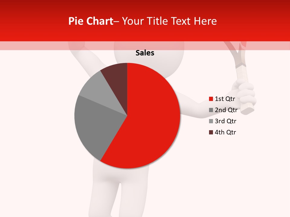 Racket Play White People PowerPoint Template