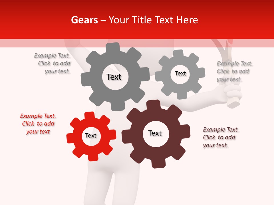 Racket Play White People PowerPoint Template