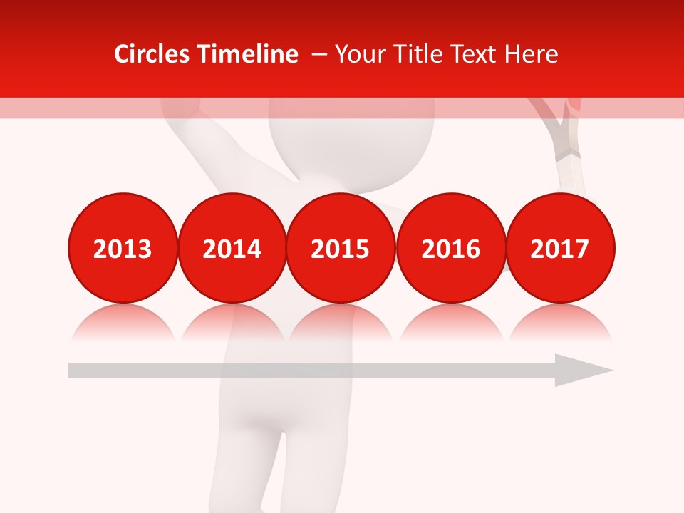 Racket Play White People PowerPoint Template