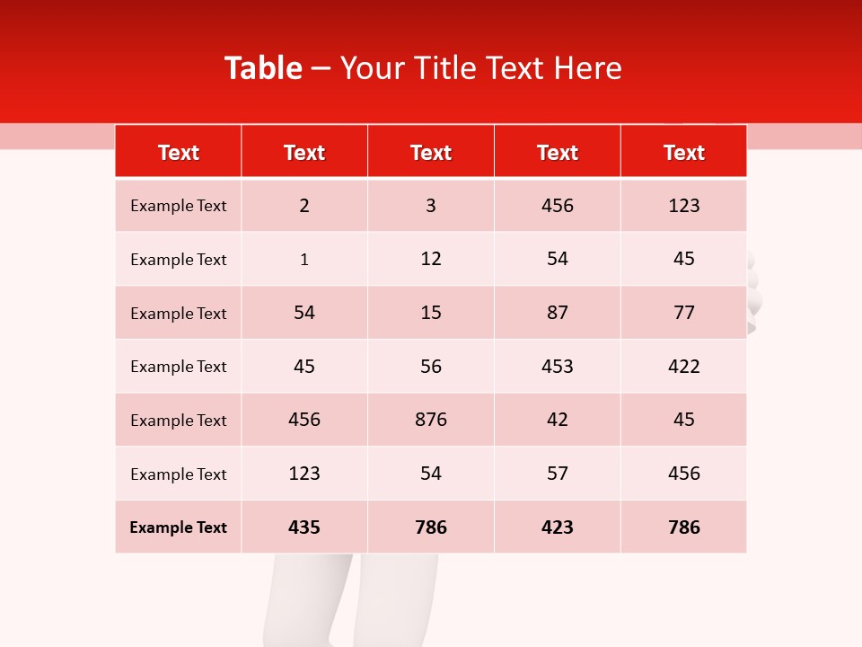 Racket Play White People PowerPoint Template