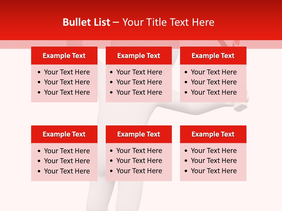 Racket Play White People PowerPoint Template