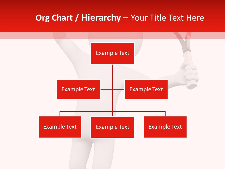 Racket Play White People PowerPoint Template