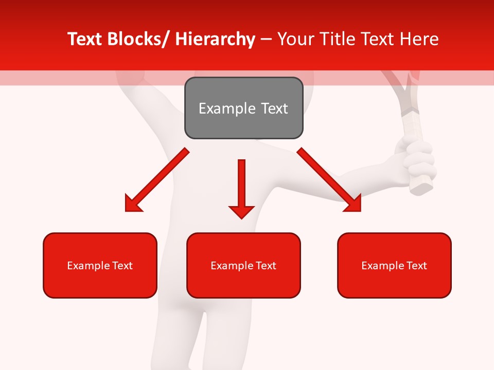 Racket Play White People PowerPoint Template