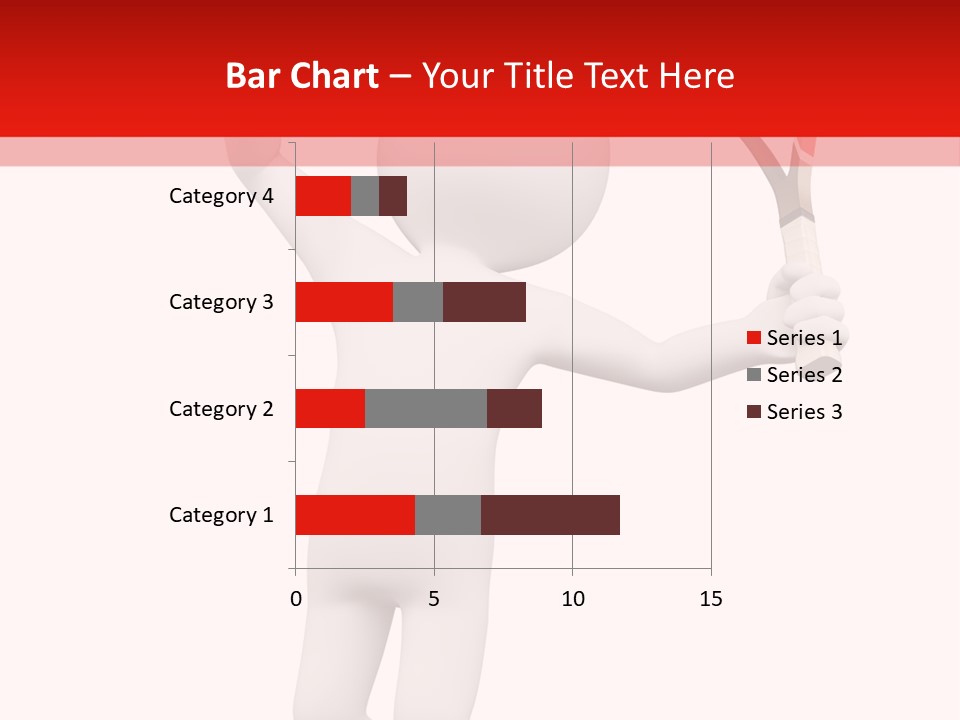 Racket Play White People PowerPoint Template
