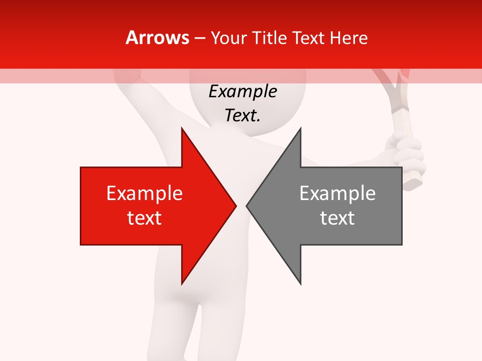 Racket Play White People PowerPoint Template