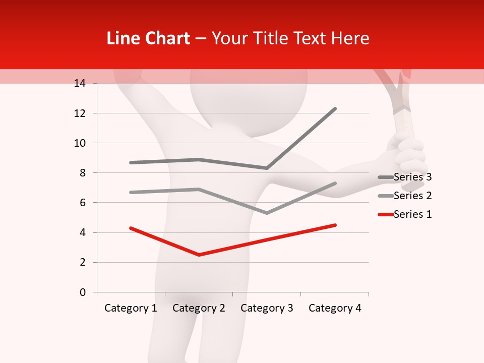 Racket Play White People PowerPoint Template