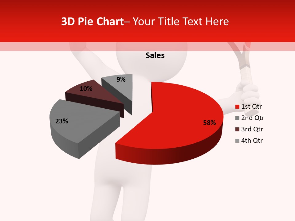 Racket Play White People PowerPoint Template