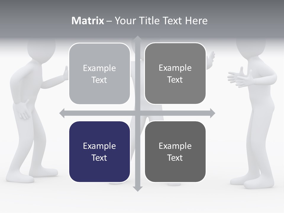 Problem Illustration Couple PowerPoint Template