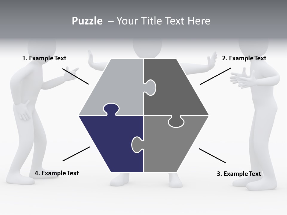 Problem Illustration Couple PowerPoint Template