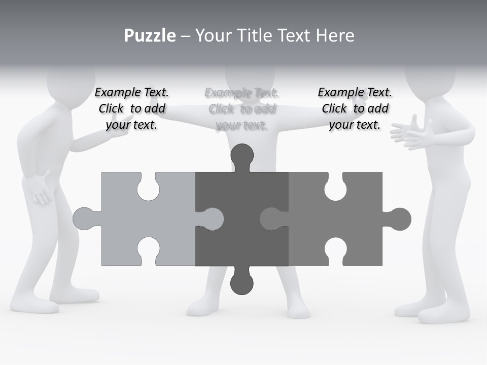 Problem Illustration Couple PowerPoint Template