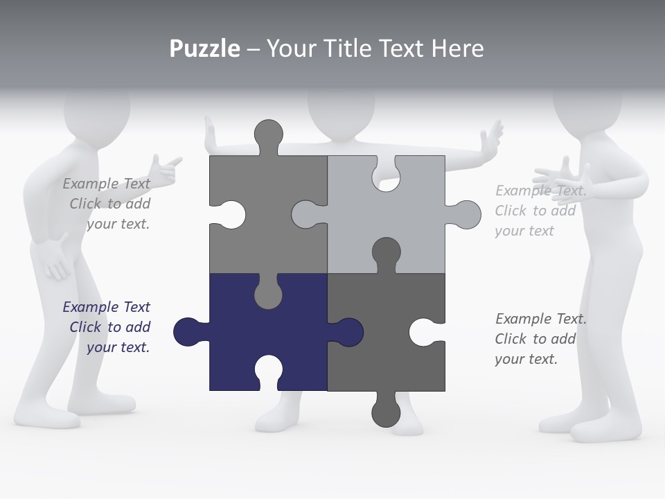 Problem Illustration Couple PowerPoint Template