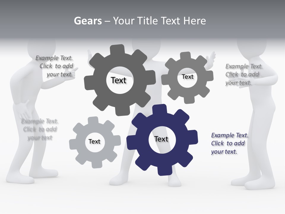 Problem Illustration Couple PowerPoint Template