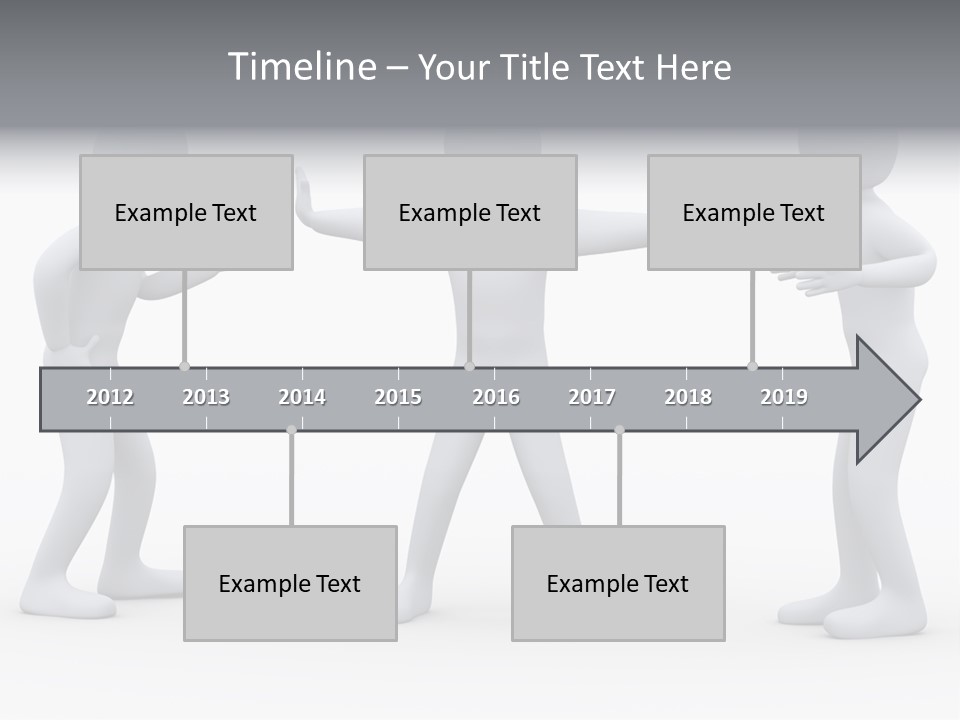 Problem Illustration Couple PowerPoint Template
