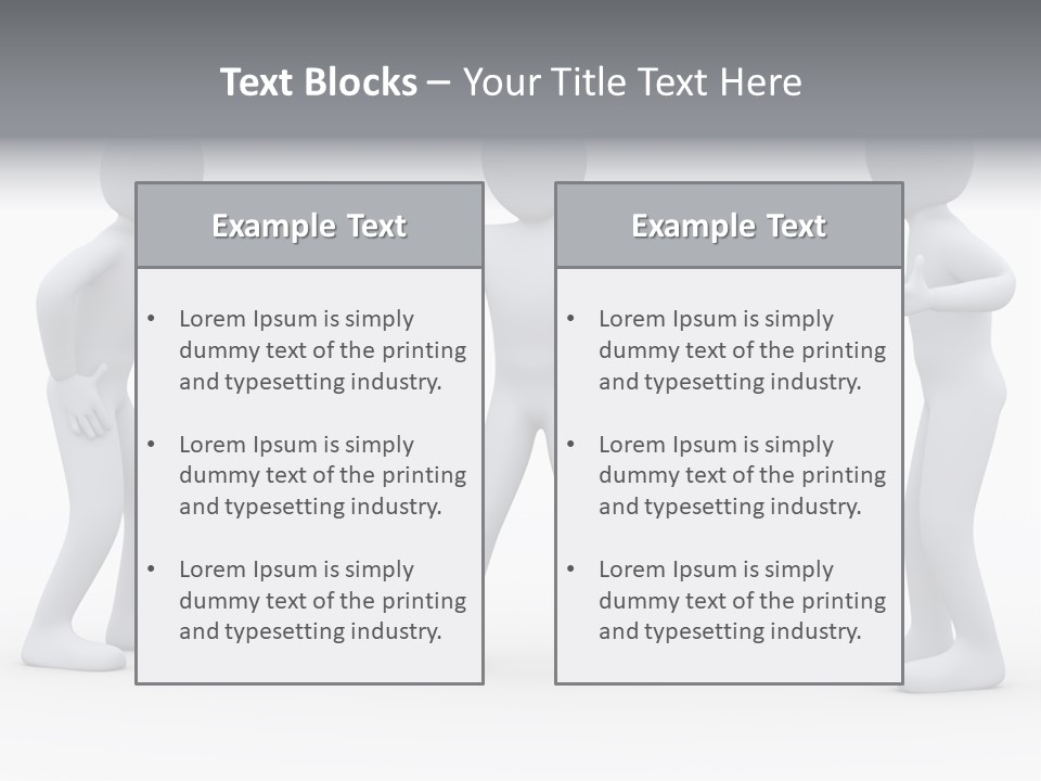 Problem Illustration Couple PowerPoint Template