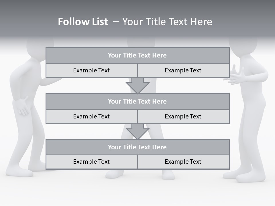 Problem Illustration Couple PowerPoint Template
