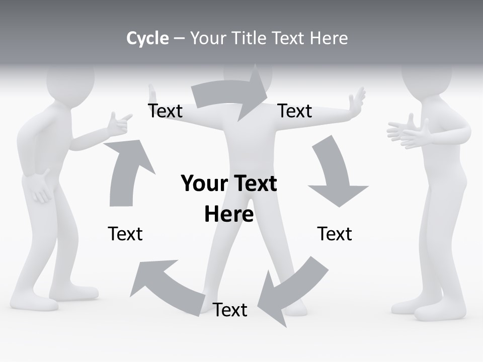 Problem Illustration Couple PowerPoint Template