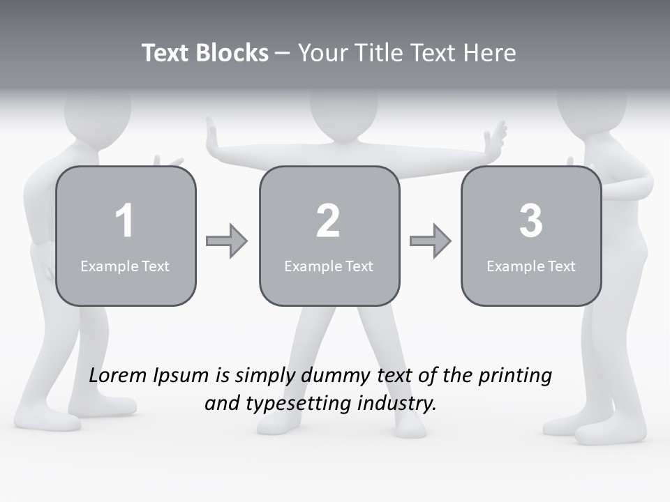 Problem Illustration Couple PowerPoint Template