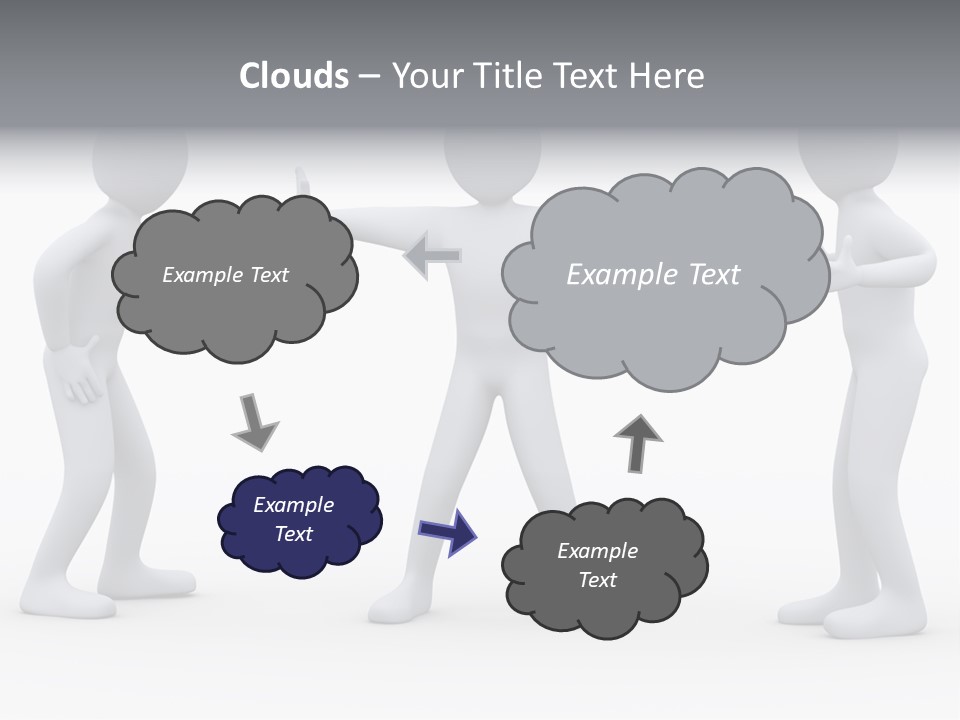 Problem Illustration Couple PowerPoint Template