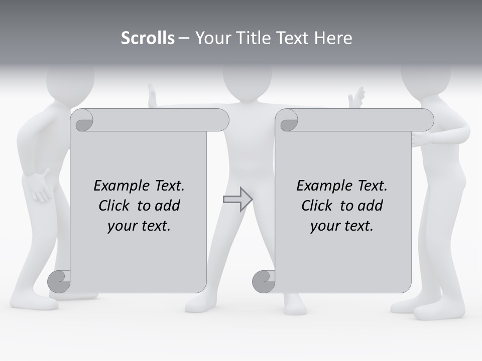 Problem Illustration Couple PowerPoint Template