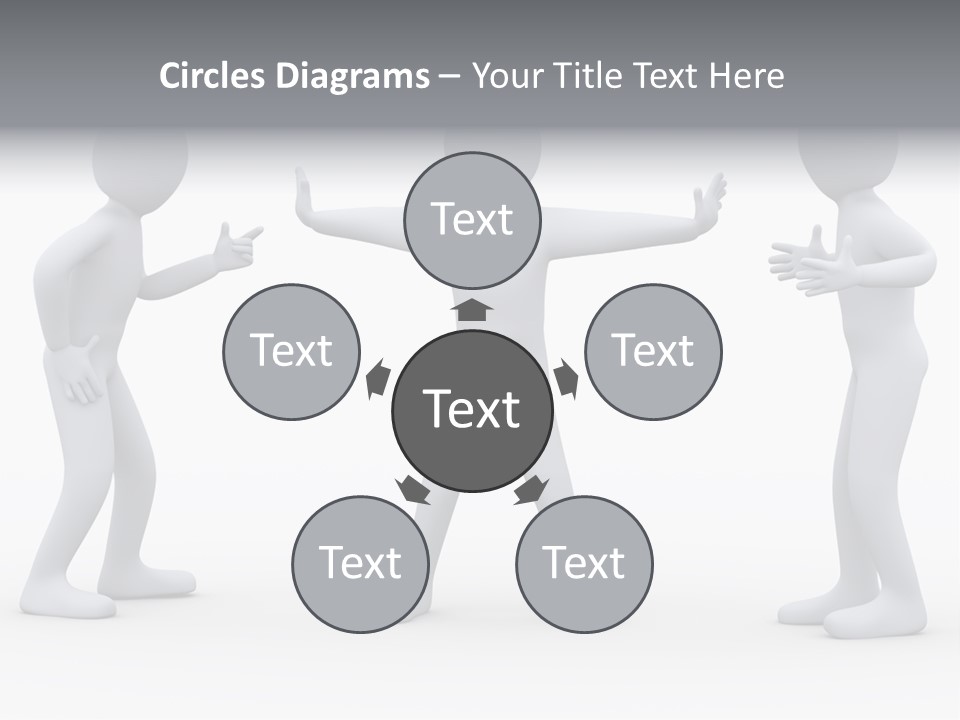 Problem Illustration Couple PowerPoint Template