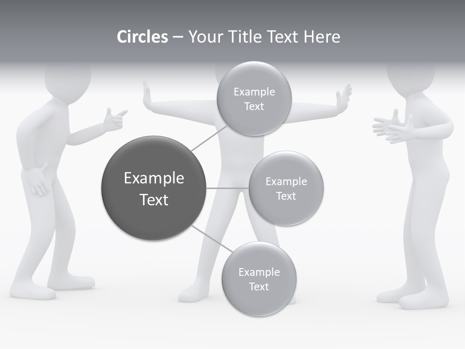 Problem Illustration Couple PowerPoint Template