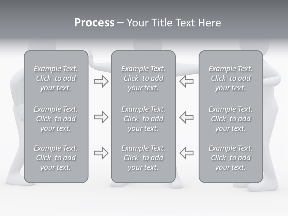 Problem Illustration Couple PowerPoint Template