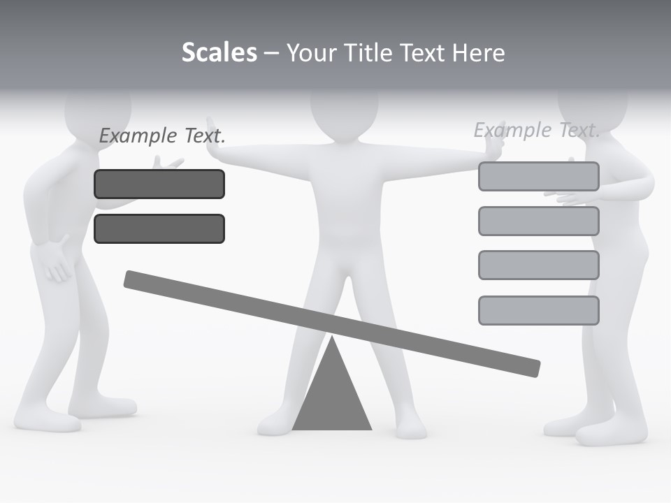 Problem Illustration Couple PowerPoint Template