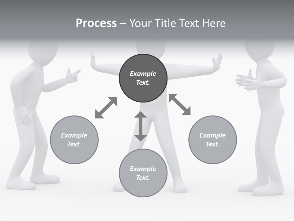 Problem Illustration Couple PowerPoint Template