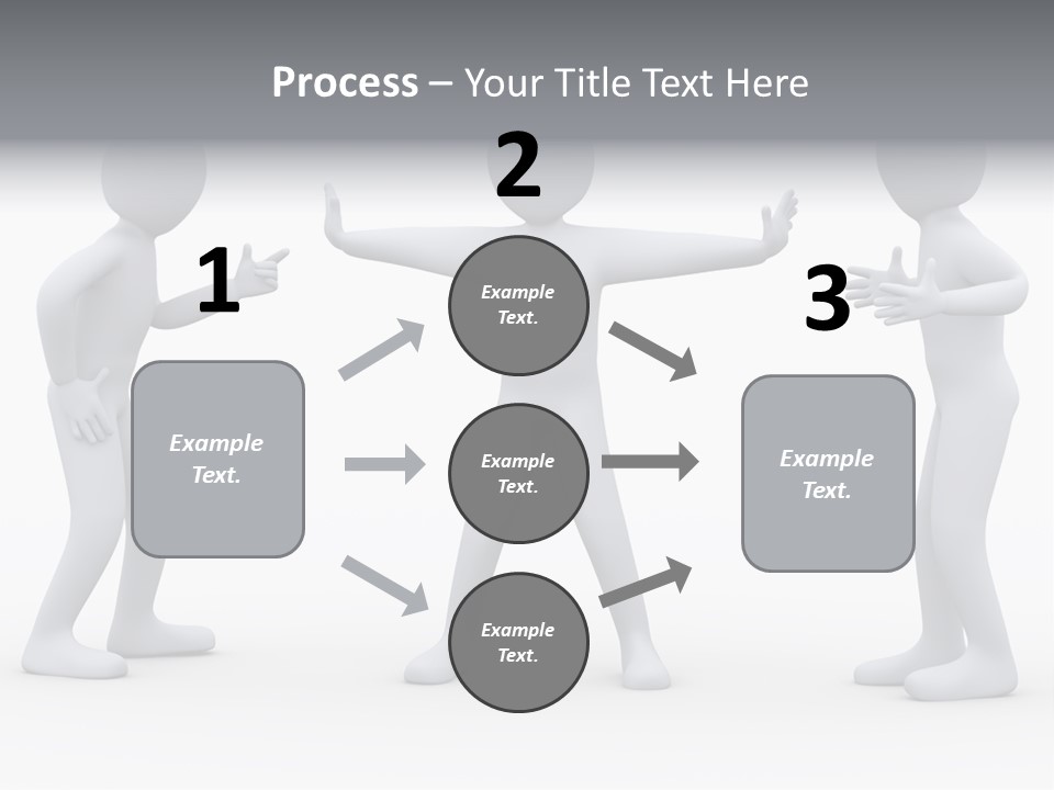 Problem Illustration Couple PowerPoint Template