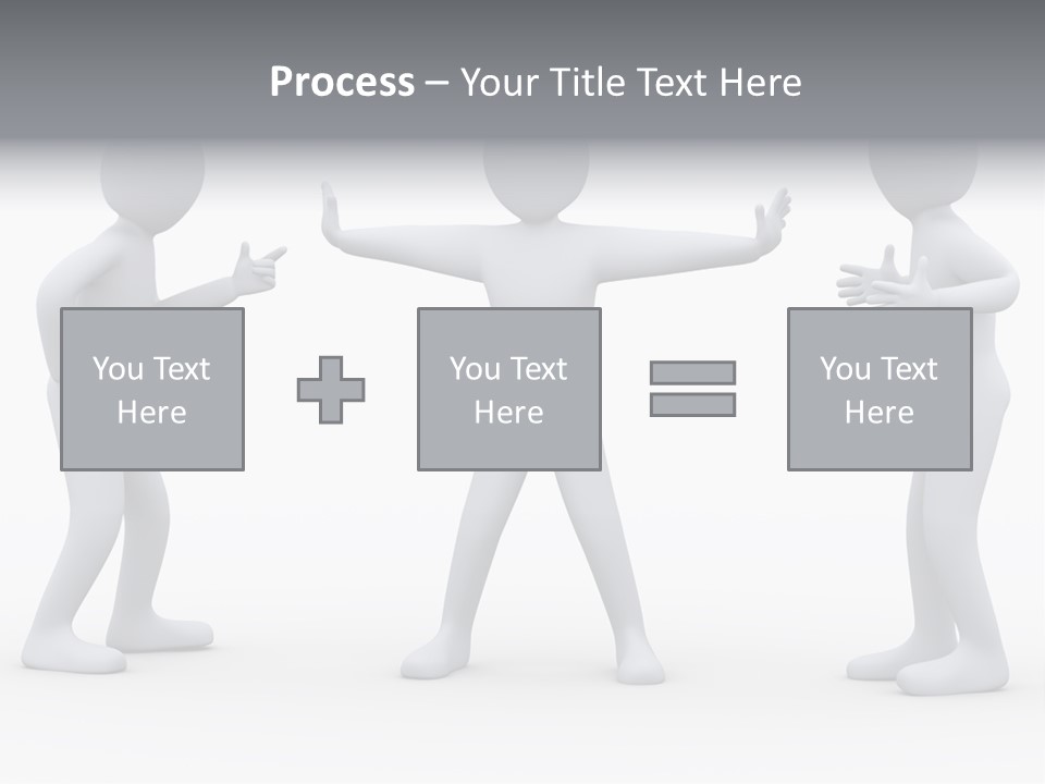 Problem Illustration Couple PowerPoint Template