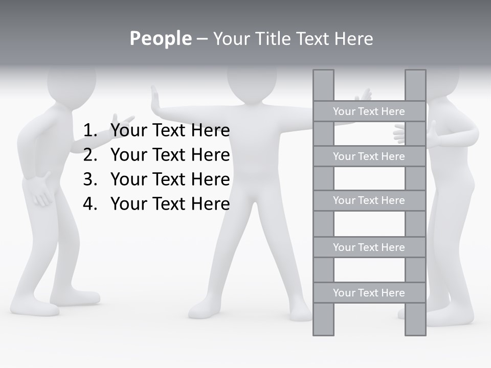 Problem Illustration Couple PowerPoint Template