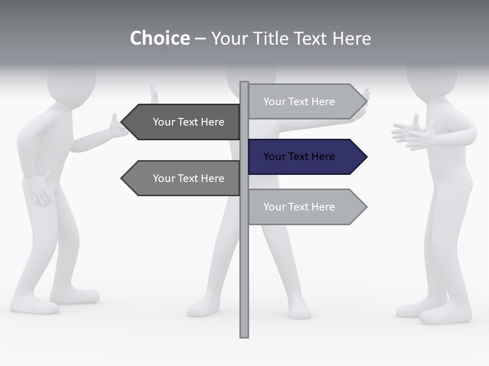 Problem Illustration Couple PowerPoint Template