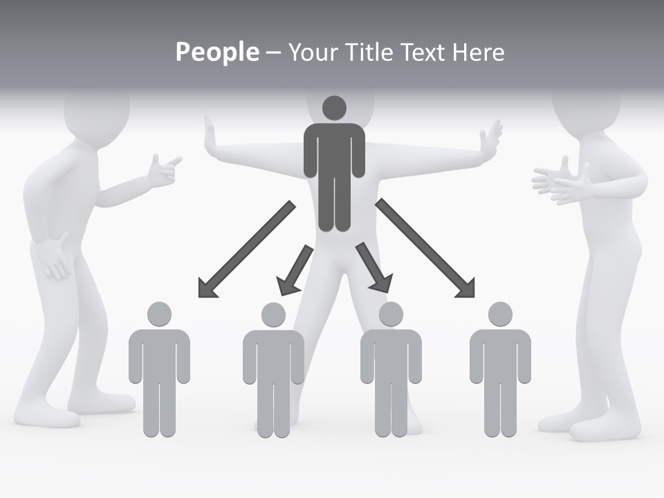 Problem Illustration Couple PowerPoint Template