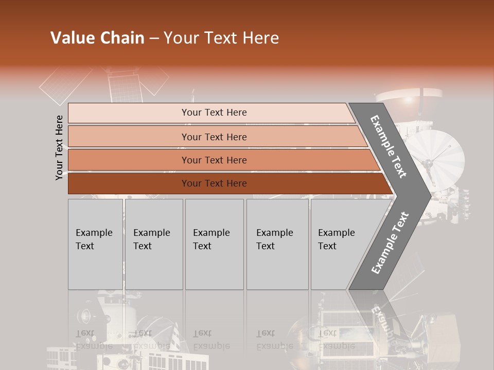 Solar Cell Black Engineering PowerPoint Template
