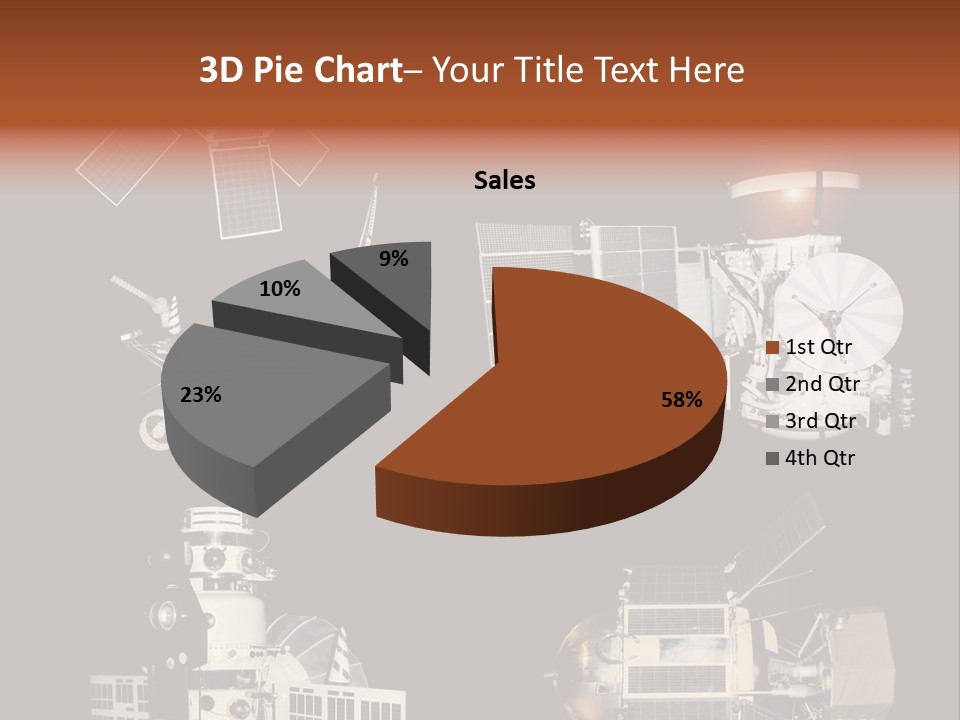Solar Cell Black Engineering PowerPoint Template