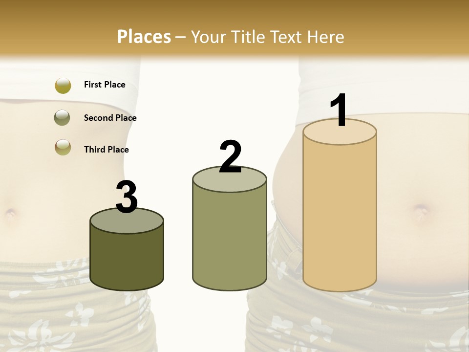 Stomach Thick Losing PowerPoint Template