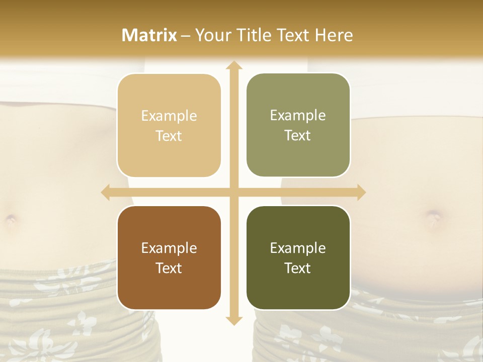 Stomach Thick Losing PowerPoint Template