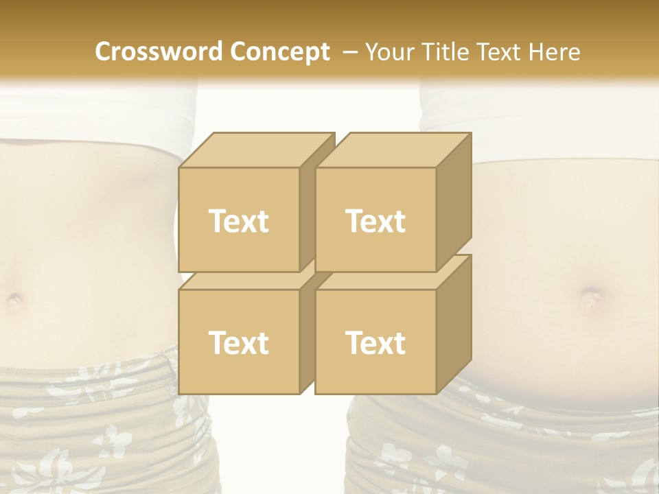 Stomach Thick Losing PowerPoint Template